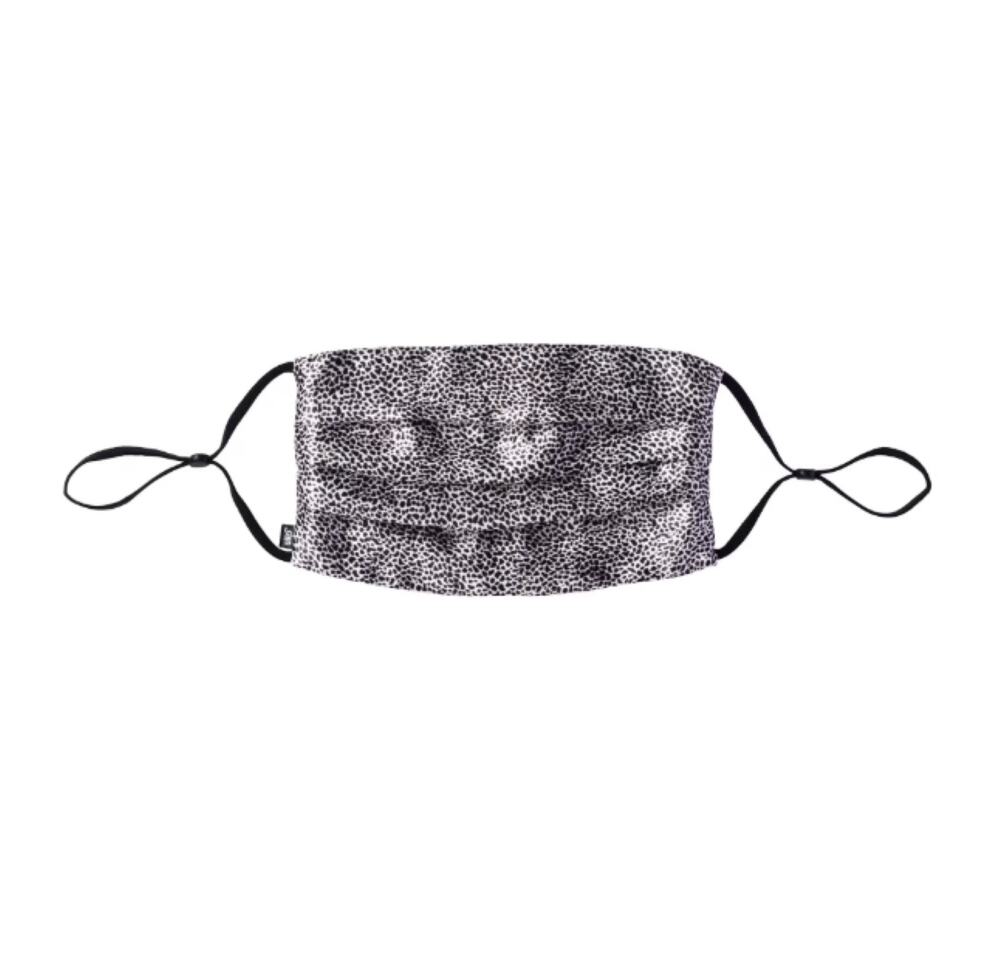 Slip Mulberry Silk Face Covering Leopard Reusable Double Sided